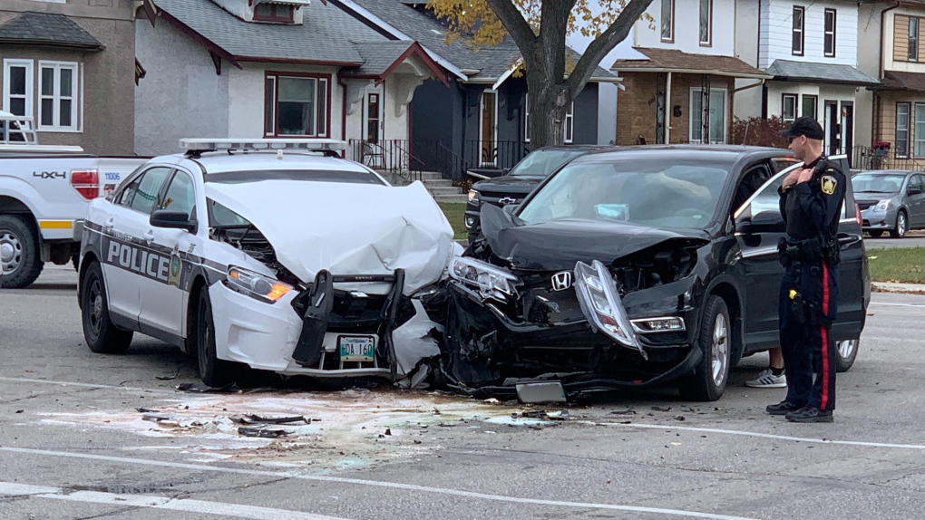 Winnipeg police crash