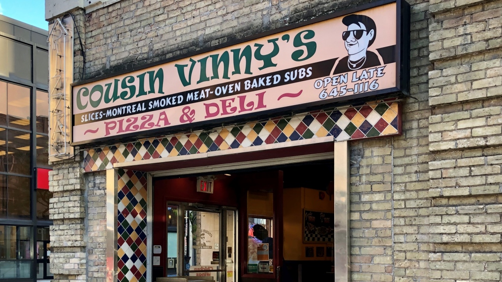 Cousin Vinny's pizza parlour