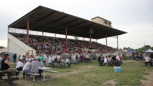 A file photo of the grandstands in Yorkton taken before the COVID-19 pandemic. The Yorkton Exhibition Association (YEA) and the city partnered to replace the current grandstands at the fair grounds. (CTV News)