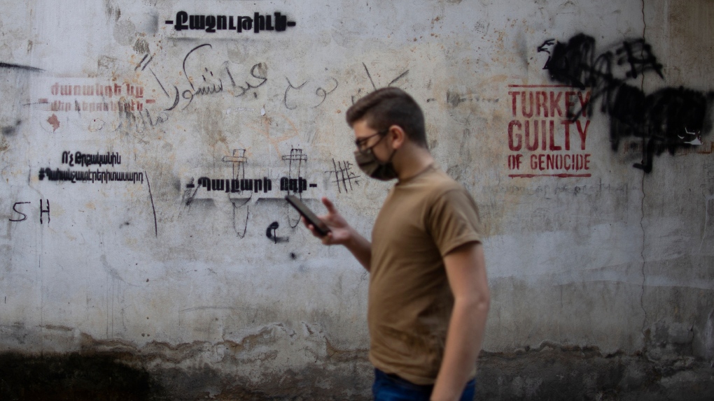 Anti-Turkish graffiti in Beirut