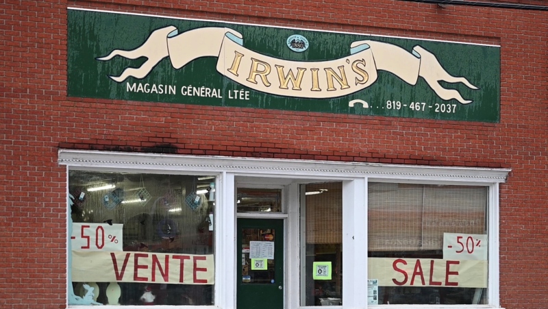 Irwin's General Store in Kazabazua is closing on Saturday. (Joel Haslam/CTV News Ottawa)