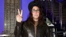 Sean Lennon poses for a photo at the lighting ceremony of the Empire State building in New York, on Oct. 8, 2020. (Photo by Matt Licari / Invision / AP)