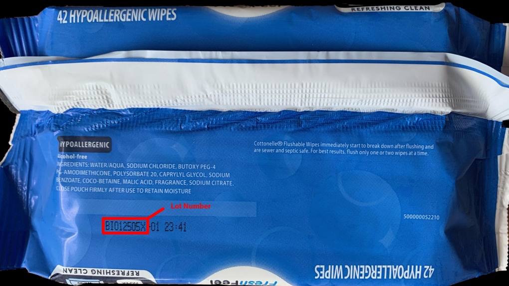 wipes recalled