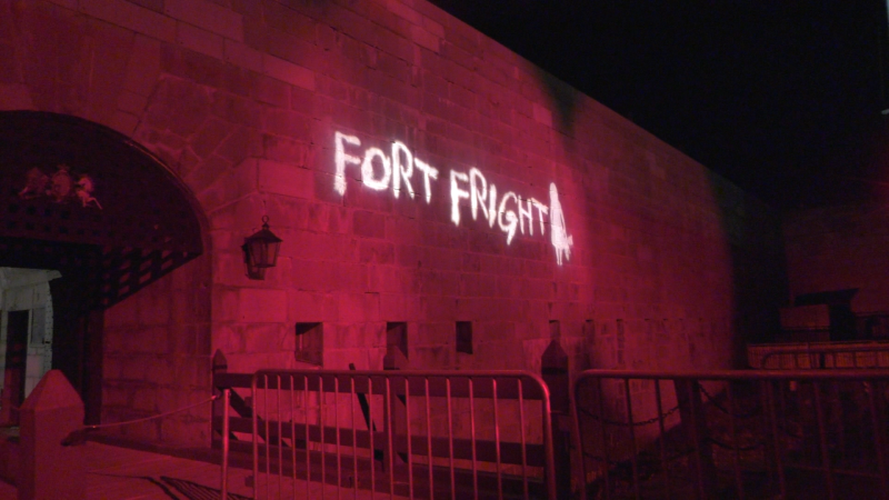Fort Henry's annual Fort Fright event in Kingston, Ont. runs straight through Halloween night. (Kimberley Johnson)