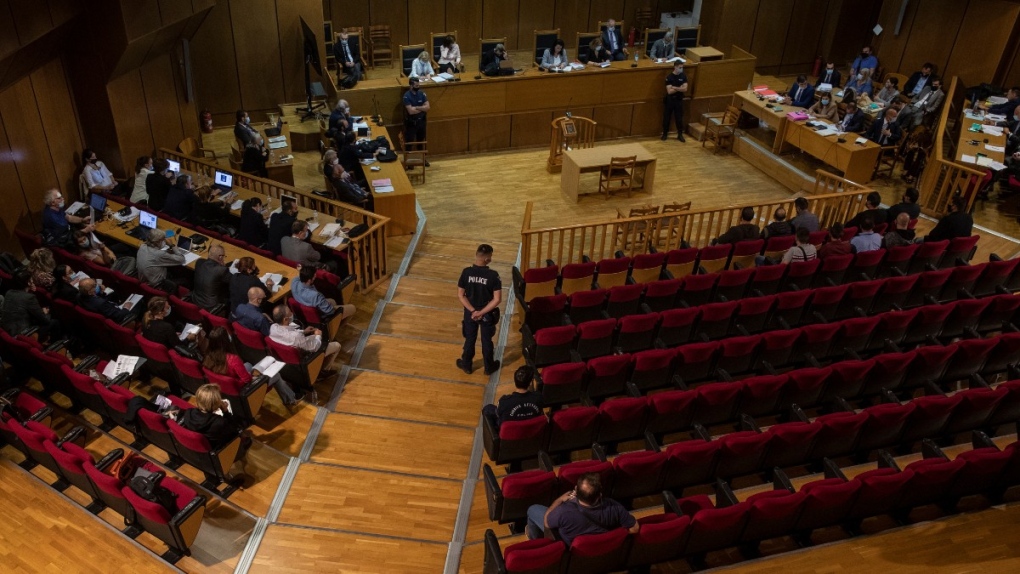 Sentencing announcement of the Golden Dawn trial