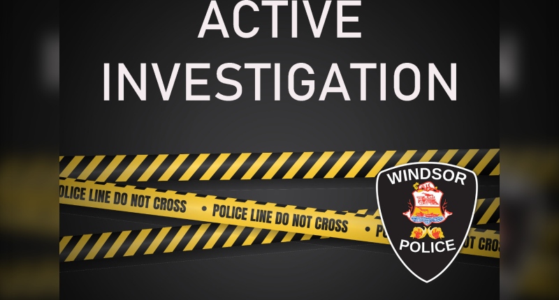 Active investigation underway by Windsor police. (Courtesy Windsor police)