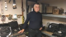 Typewriter repairman Manfred Aulich is one of the last in Ontario (Stephanie Villella / CTV News Kitchener)