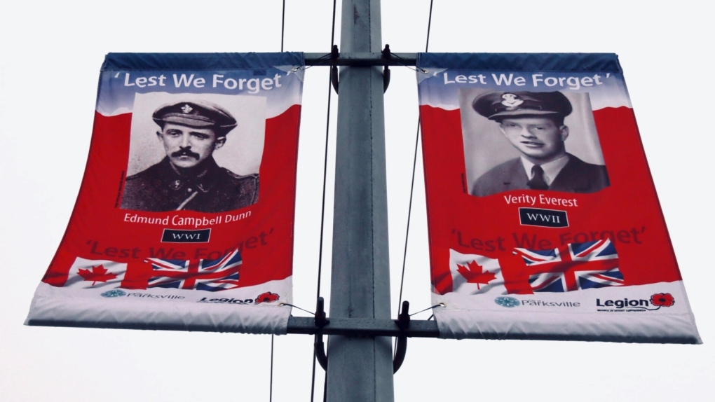remembrance banners