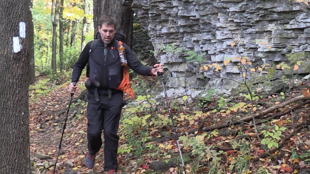 Tyler Gibson is making a 911-kilometre journey along the Bruce Trail.
(Scott Miller / CTV London) 