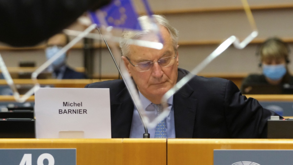Michel Barnier in Brussels
