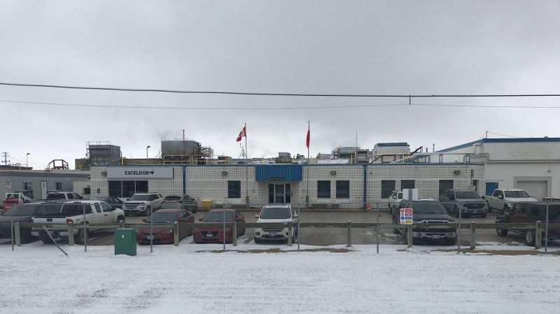 The Exceldor Co-operative poultry plant in Blumenort, Man., formerly known as Granny's Poultry, on Oct. 21, 2020. (Source: Josh Crabb/ CTV News Winnipeg)