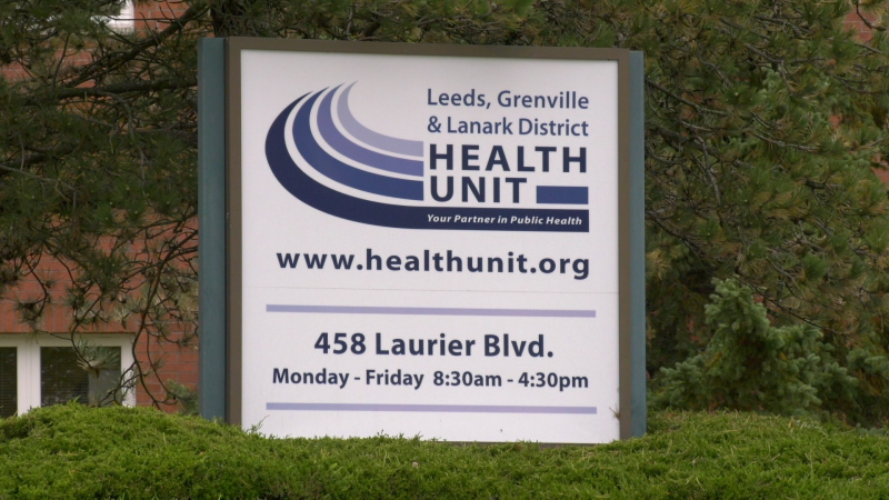 The Leeds, Grenville and Lanark District Health Unit building in Brockville. (Nate Vandermeer/CTV News Ottawa)