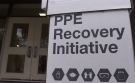 Nine PPE collection boxes are set up across Exeter, Ont.
(Scott Miller / CTV London) 