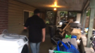 Video posted on YouTube shows members of Clean Up Maple Ridge evicting a woman from a home in the city. 