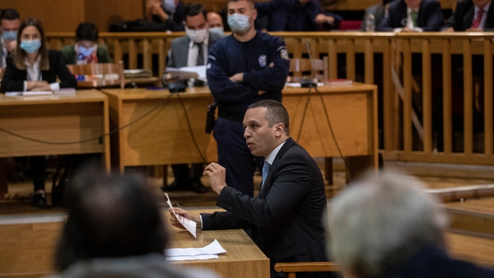 Ex-Golden Dawn lawmaker Iias Kasidiaris in court