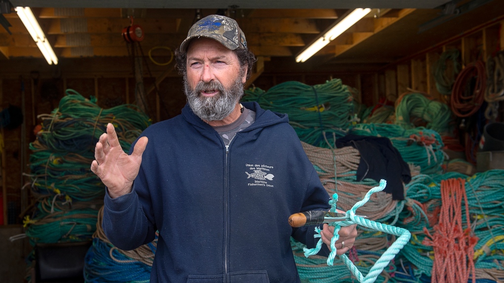 Acadian fisherman Roger LeBlanc