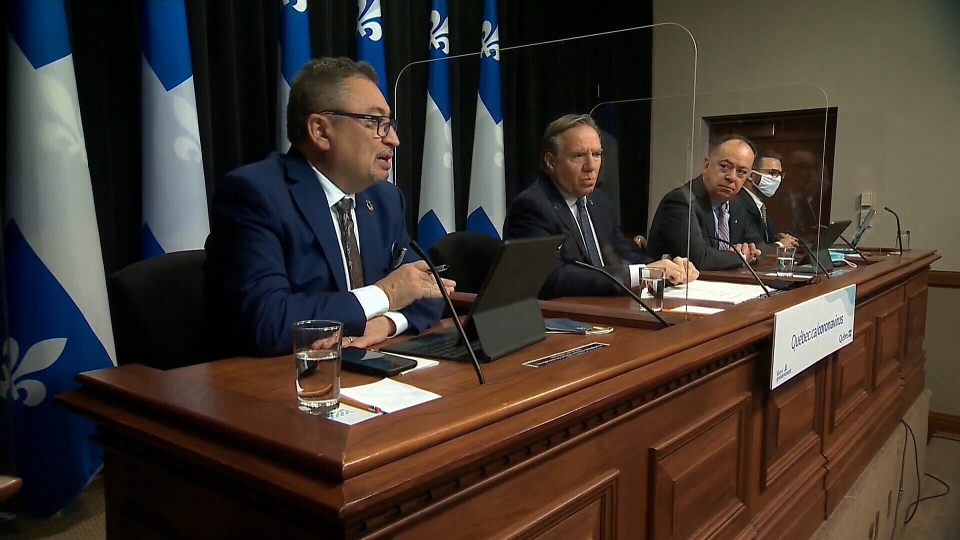 Quebec press conference
