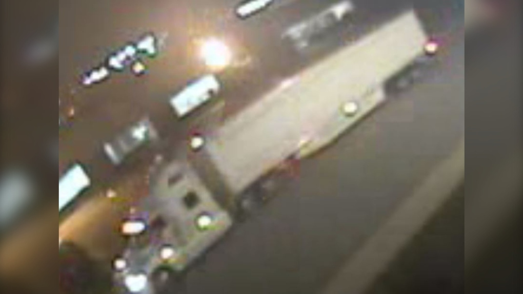 Police say this truck was involved in hit-and-run
