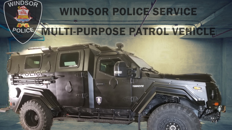 Windsor police multi-purpose patrol vehicle. (Courtesy Windsor police)