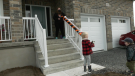 Candy chutes are being installed at homes in Kingston so trick-or-treaters have a safe Halloween. (Kimberley Johnson/CTV News Ottawa)