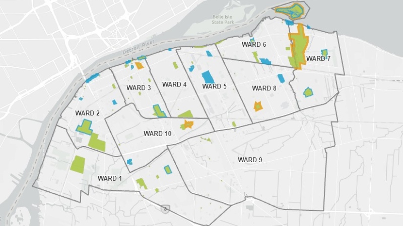 Investment Map. (Courtesy City of Windsor)