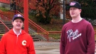 Jonathan Anderson and Garrett Clump celebrate Calgary's history with a line of clothing emblazened with the names of past teams and Calgary landmarks