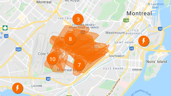 Oct. 29, 2020 power outage