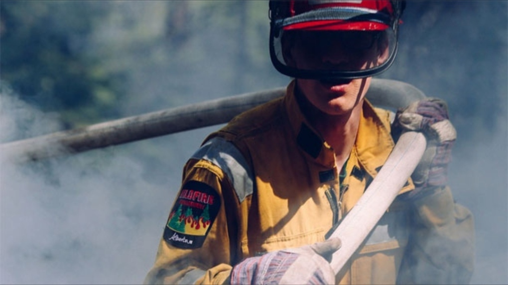 Alberta wildfire firefighter