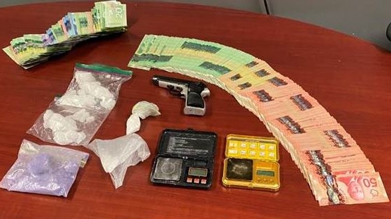 Police have seized about $76,000 in fentanyl, cocaine and methamphetamine.(Courtesy Chatham-Kent police)