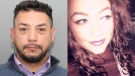 Richard Isaac (left) and Victoria Selby-Readman (right) are seen in this composite image. (Toronto Police Service) 