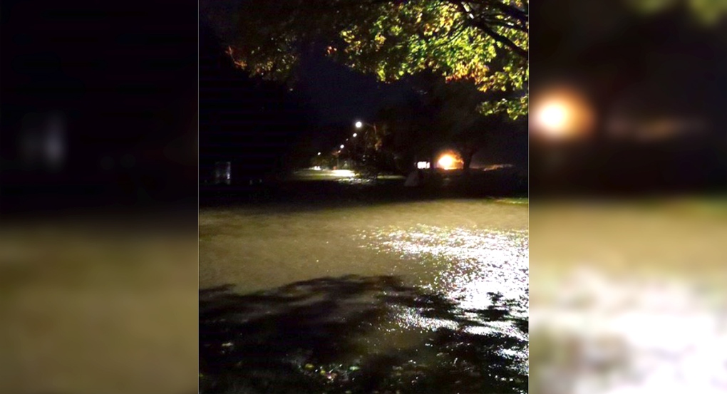 Storm floods Lake Huron shoreline communities | CTV News