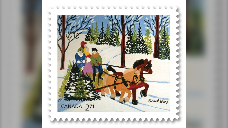 Maud Lewis stamps