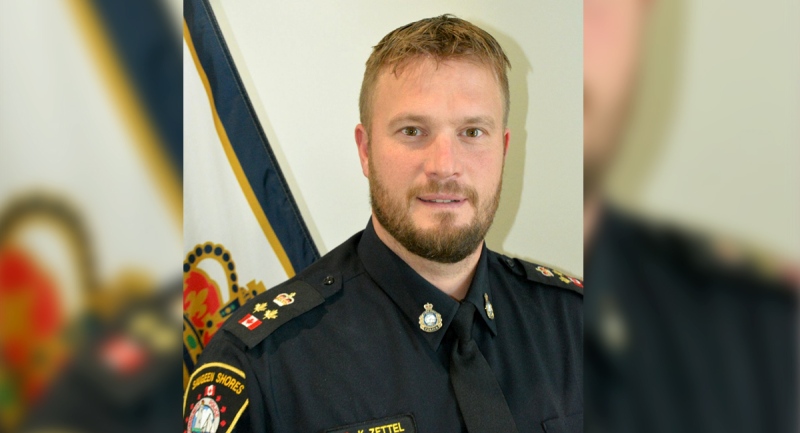 Saugeen Shores Police Chief Kevin Zettle is seen in this photo provide by Saugeen Shores Police.