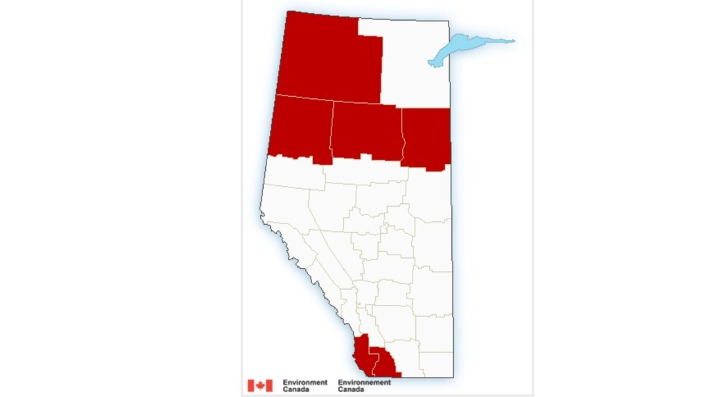 Alberta weather warnings