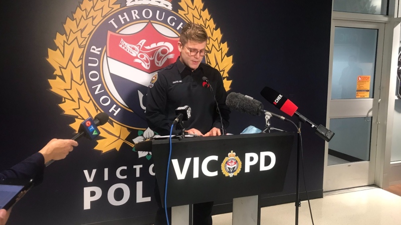 Victoria police announce massive fentanyl bust on Thursday, Nov. 5, 2020. (CTV News)