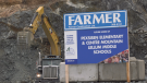 Centre Mountain Lellum Middle School was expected to open at 3100 Constellation Ave. in Langford, B.C., on the same property as the new Pexsiseṉ Elementary School. (CTV News)