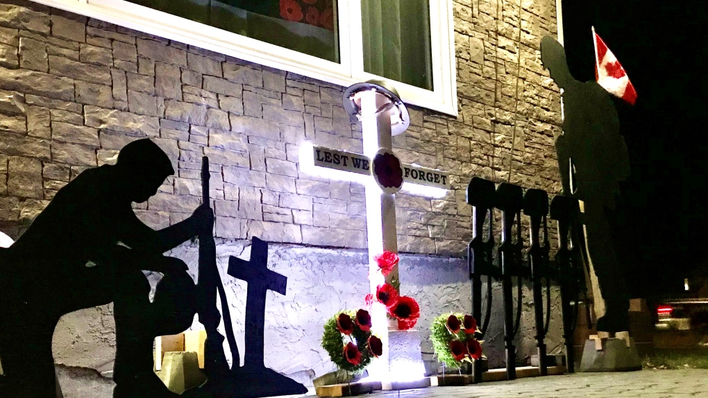 Remembrance Day display