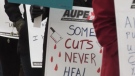 The AUPE and APS returned to the bargaining table this week only to find the Alberta government increased its pay cut proposal. Alberta Finance Minister Travis Toews called the four per cent reduction a "reasonable offer."