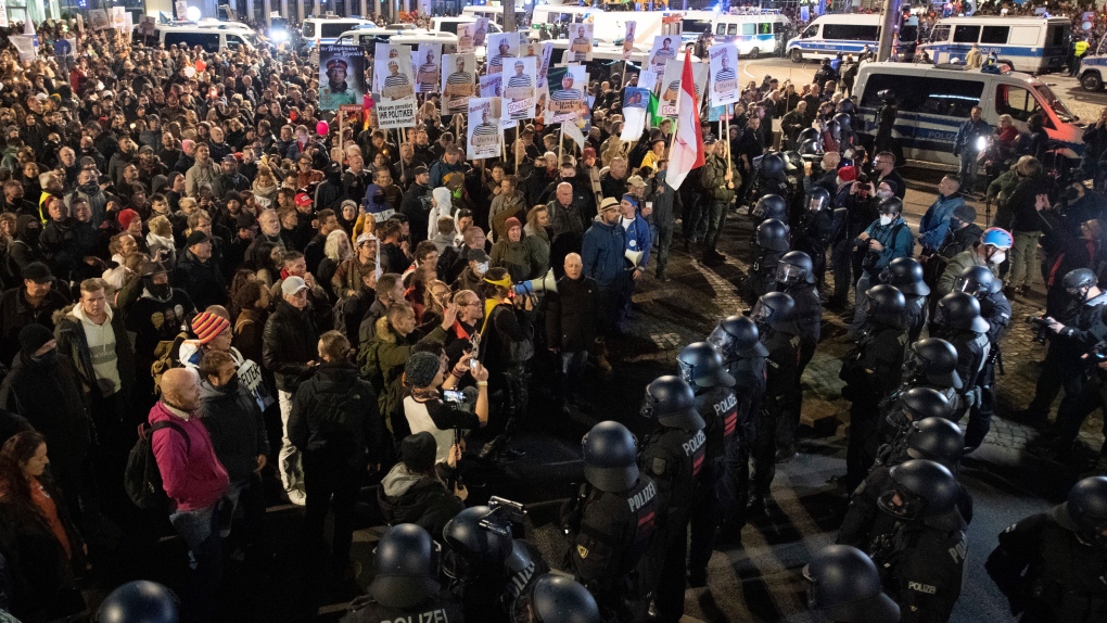 Leipzig protest