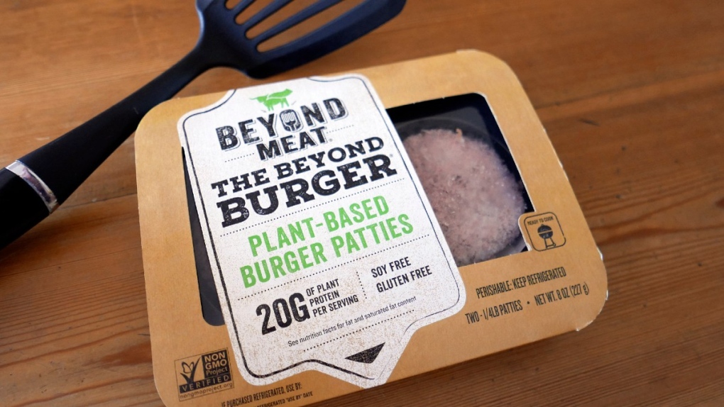 Meatless burgers by Beyond Meat