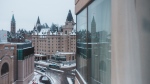 Parliament Hill and the Fairmont Chateau Laurier in Ottawa are seen during the winter in this undated photo. (Photo by Erik Mclean of Unsplash)