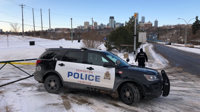 Police are investigating the discovery of a body near the Dawson Bridge in Edmonton.