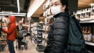 Grocery store patrons in Ottawa, Ont. wear masks to protect against COVID-19. (Photo by: Philippe Beliveau of Unsplash)