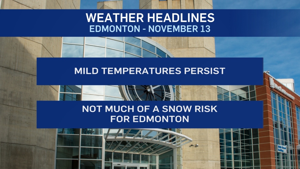 Nov. 13 weather headlines