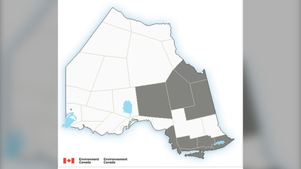 Environment Canada Map - Nov. 14/20