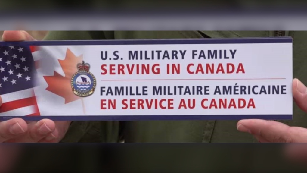 Military family sticker