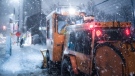 Sidewalk plow at work during a snowstorm in Ottawa, Ont. (Photo by Marc-Olivier Jodoin of Unsplash)