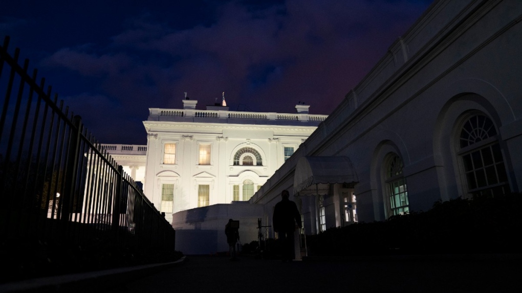 A view of the White House in Washington