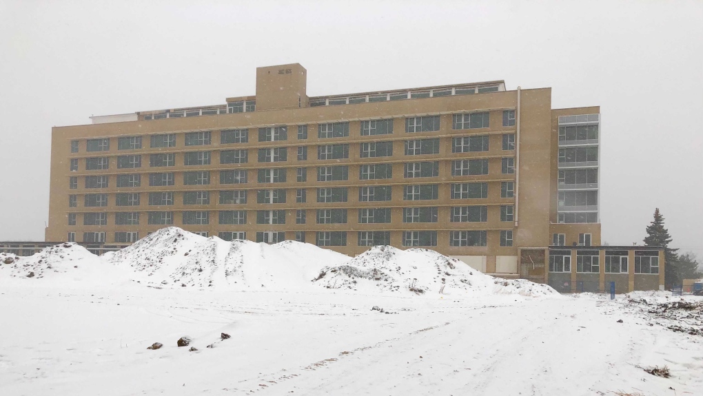 Charles Camsell Hospital, now abandoned.  