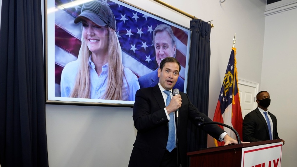 Rubio campaigning for Kelly Loeffler in Georgia